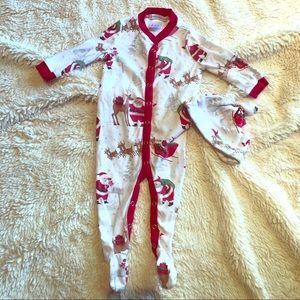 Pottery Barn Santa Onsie with Hat